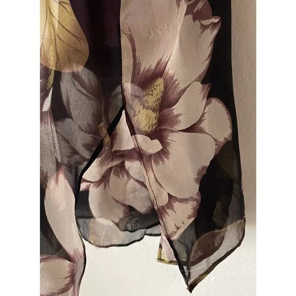 By Malene Birger Floral Print Sleeveless Top Amandan Silk Tank Size 34 READ - Picture 4 of 8